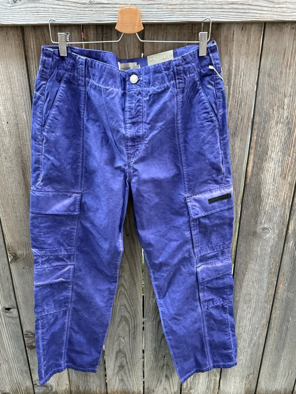Hudson Deep  Purple Cargo Pants